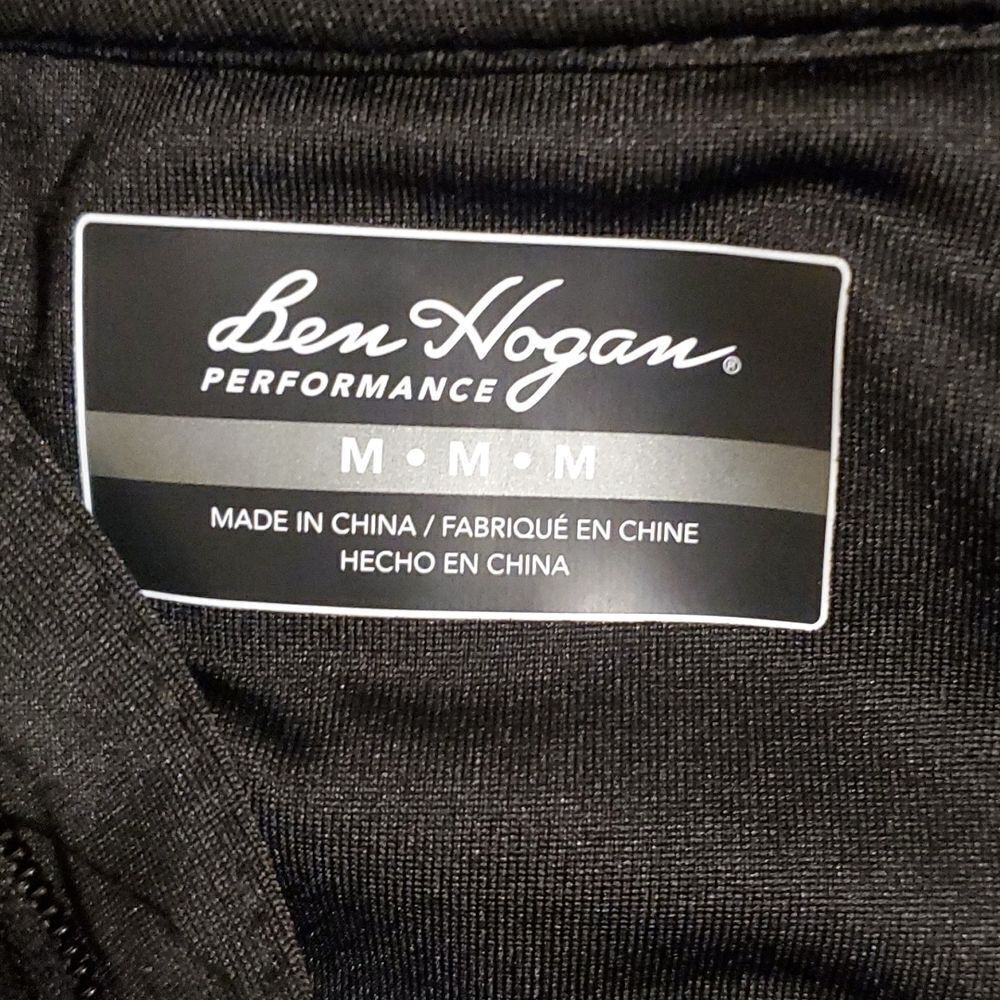 Ben Hogan Performance Quarter Zip Sweatshirt Sz M - image 3